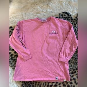 Pink simply southern shirt